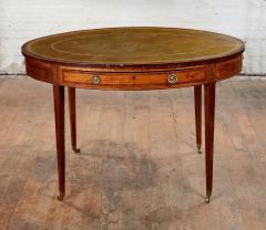 George III Satinwood Oval Writing Table - 2731031