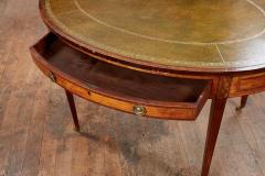 George III Satinwood Oval Writing Table - 2731034