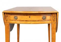George III Satinwood Pembroke Table - 4152656