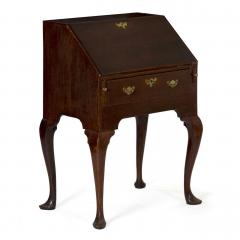 George III Slant Front Desk over Slipper Feet circa 1760 - 710692