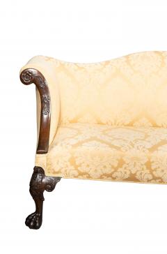 George III Style Camel Back Mahogany Sofa - 4563838