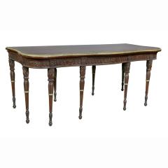 George III Style Finely Carved Mahogany Serving Table - 3786719