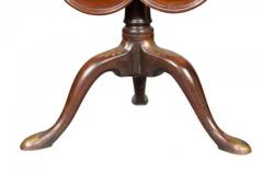 George III Style Mahogany Brass Inset Tea Table In The Manner Of John Channon - 4152661