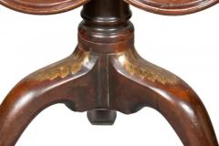 George III Style Mahogany Brass Inset Tea Table In The Manner Of John Channon - 4152663
