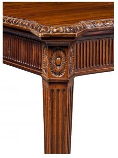 George III Style Mahogany Serpentine Serving Table - 4260906