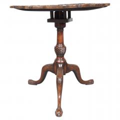 George III Style Mahogany Tilt Top Tea Table - 4723257