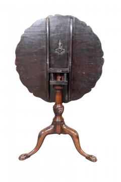 George III Style Mahogany Tilt Top Tea Table - 4723294