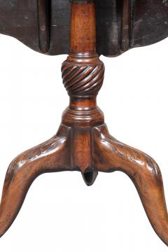 George III Style Mahogany Tilt Top Tea Table - 4723321