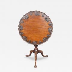 George III Style Mahogany Tilt Top Tea Table - 4728405