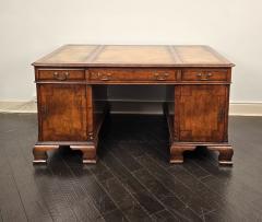 George III Style Partners Desk England 19th century - 4466990