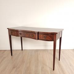 George III Three Drawer Mahogany Oxbow Server circa 1790 - 3389956