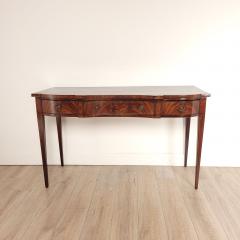 George III Three Drawer Mahogany Oxbow Server circa 1790 - 3389957