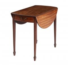 George III Tiger Stripe Mahogany Pembroke Table - 4732815
