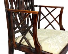 George III Yewwood Cockpen Armchair - 3740828