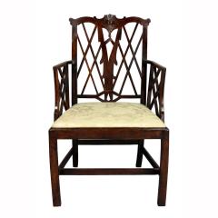 George III Yewwood Cockpen Armchair - 3740829
