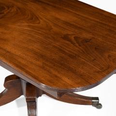 George III pair of mahogany console tables convert into a dining table - 826709