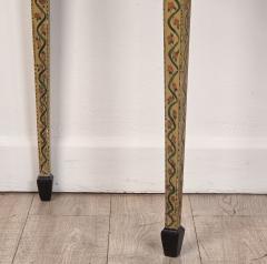 George III style English Painted Demilune Console circa 1920 - 4814440