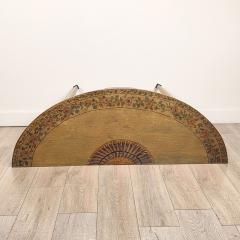 George III style English Painted Demilune Console circa 1920 - 4814445