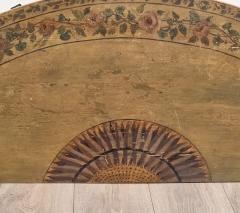 George III style English Painted Demilune Console circa 1920 - 4814446