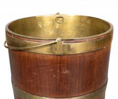 George IV Mahogany And Brass Bound Peat Bucket - 4330314