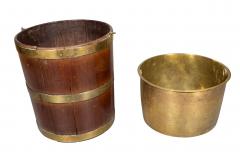 George IV Mahogany And Brass Bound Peat Bucket - 4330316