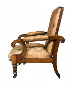 George IV Mahogany Reclining Library Armchair - 4322974