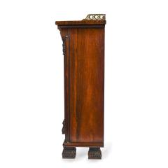 George IV Period Rosewood Chiffonier or Side Cabinet with Carved Detailing - 4025147