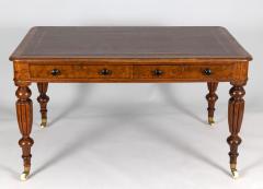 George IV Pollard Oak Writing Table - 2799738