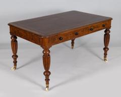 George IV Pollard Oak Writing Table - 2799743