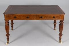 George IV Pollard Oak Writing Table - 2799745