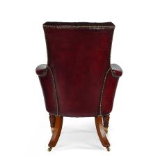 George IV mahogany library chair - 4209565