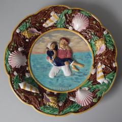 George Jones George Jones Majolica Biarritz Plate - 1755122