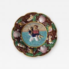 George Jones George Jones Majolica Biarritz Plate - 1757045