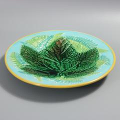 George Jones George Jones Majolica Maple Leaf and Fern Plate - 4050406