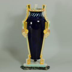 George Jones George Jones Majolica Rams Head Vase - 1982069