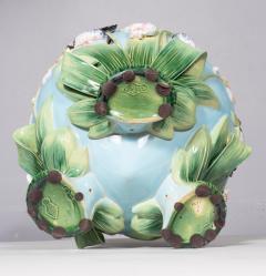 George Jones George Jones Majolica Turquoise Ground Jardiniere - 4643334