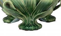 George Jones George Jones Majolica Turquoise Ground Jardiniere - 4643364