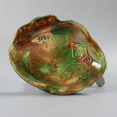George Jones Majolica Bird on Nest Card Holder Vase - 4095829