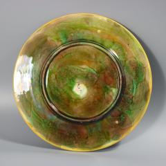 George Jones Majolica Dog Rose Plate - 4604554