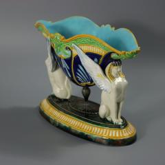 George Jones Majolica Egyptian style Sphinx Bowl - 4095907