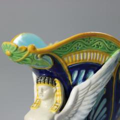 George Jones Majolica Egyptian style Sphinx Bowl - 4095914
