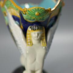 George Jones Majolica Egyptian style Sphinx Bowl - 4095915