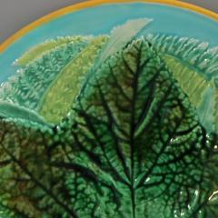 George Jones Majolica Fern Plate - 2570870