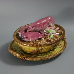George Jones Majolica Lobster Dish - 4242932