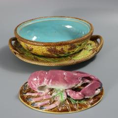 George Jones Majolica Lobster Dish - 4242935