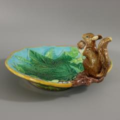 George Jones Majolica Squirrel Nut Dish - 2650933