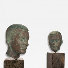 George Kolbe Set of 2 Bronze sculptures on granite steles by a student of Georg Kolbe 1925 - 4738202