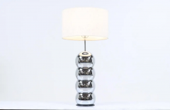 George Kovacs Mid Century Modern Stacked Ball Chrome Table Lamp by George Kovacs - 2448404