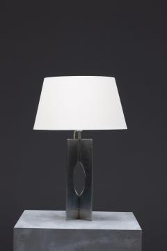 George Kovacs Minimalist Steel Table Lamp France 1970s - 3535461