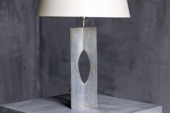 George Kovacs Minimalist Steel Table Lamp France 1970s - 3535494